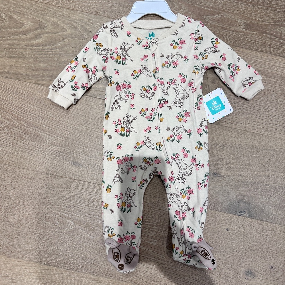 Disney Bambi baby sleeper NWT